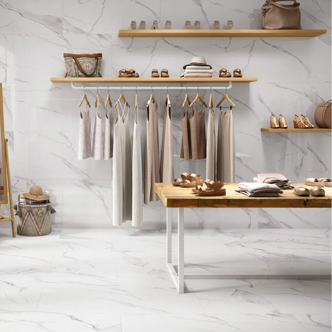 LAMOSA LAUREN STONE SMOOTH FD WHITE SATIN 60X120 2A CJA 1.44 M2