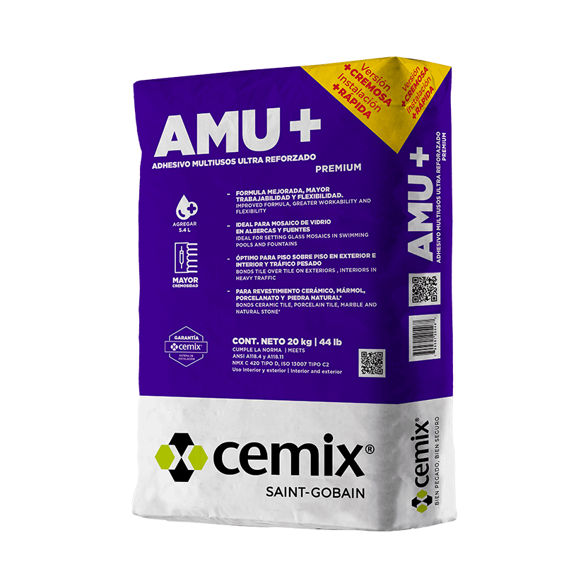 CEMIX AMU PEGAMENTO MULTIUSOS 20 KG