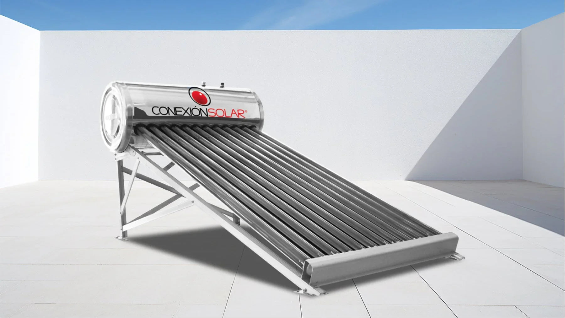 CONEXIÓN 4 CALENTADOR SOLAR INOXIDABLE TIN 12T-150L