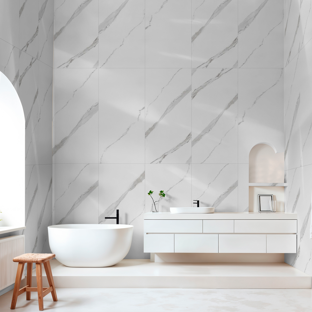 CASTEL CARRARA 62 POLARIS PULIDO BLANCO 59.5X119.5 1A CJA 2.13 M2