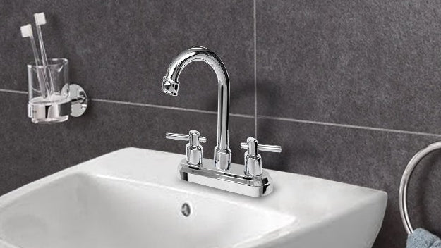 METALFLU MEZCLADORA PARA LAVABO FERES CROMO