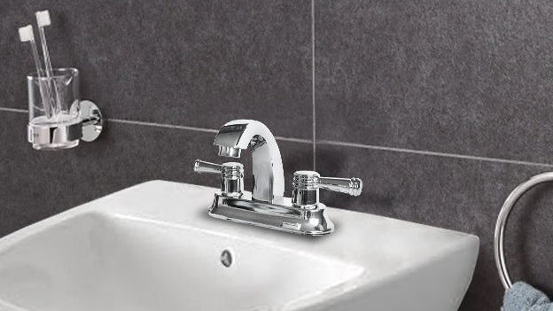 METALFLU MEZCLADORA PARA LAVABO ADANA CROMO