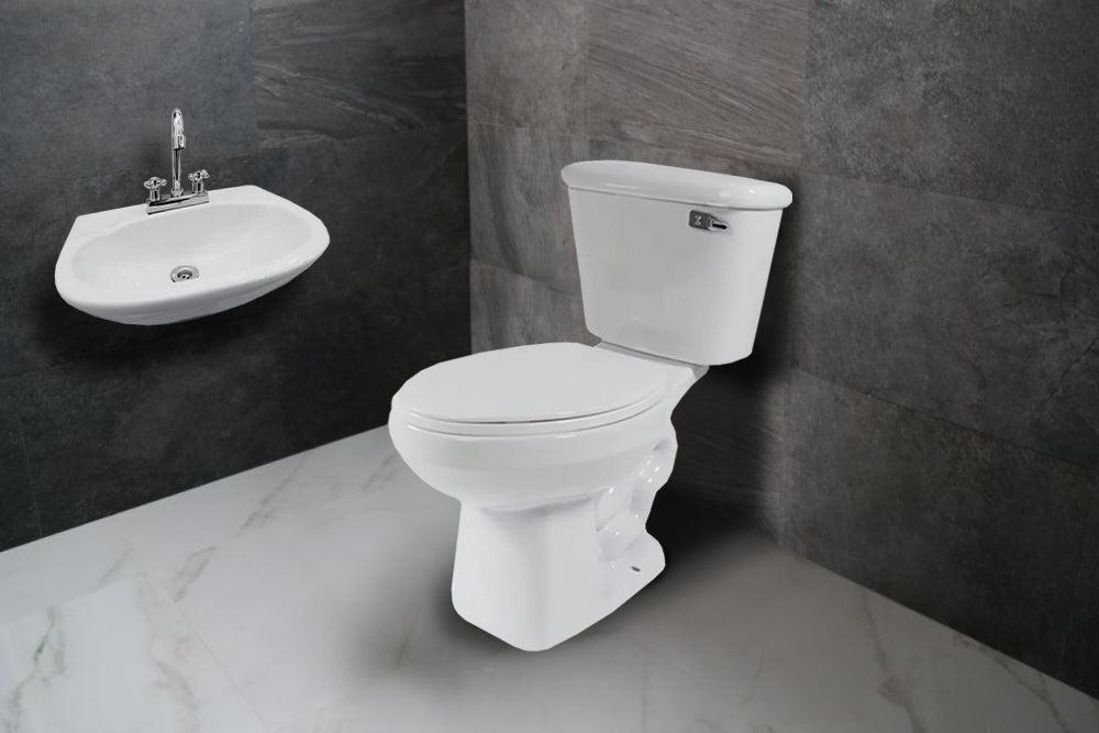 METALFLU TOTAL PACK  WC EKON BASICO BLANCO REDONDO