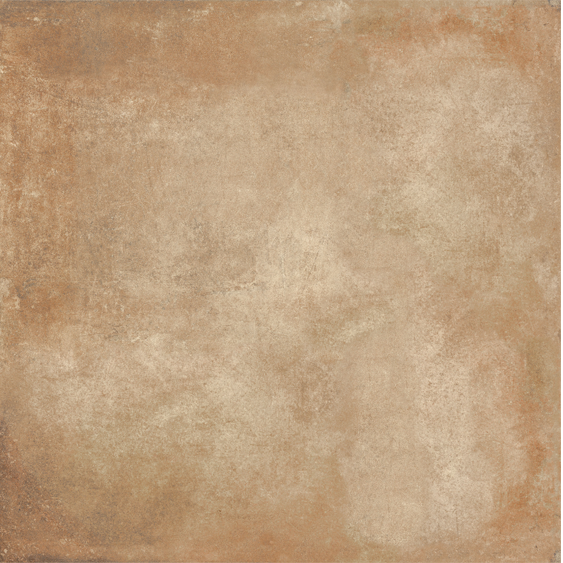 Piso cerámico beige textura artesanal, acabado mate para interiores y exteriores