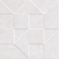 Azulejo gris de cerámica con textura geométrica para pisos y paredes