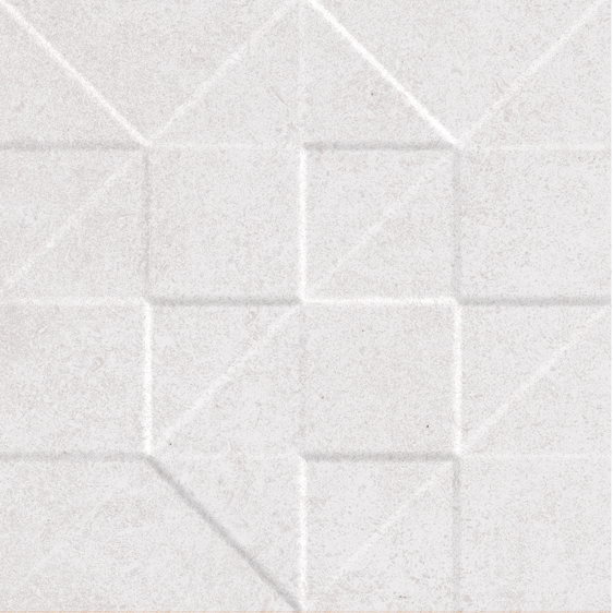 Azulejo gris de cerámica con textura geométrica para pisos y paredes